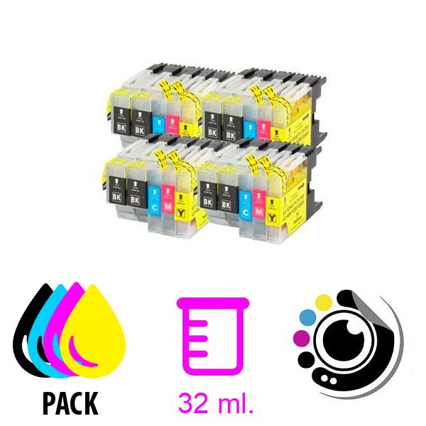 Pacco da 20 Cartucce Compatibili Brother LC1220XL / LC1240XL
