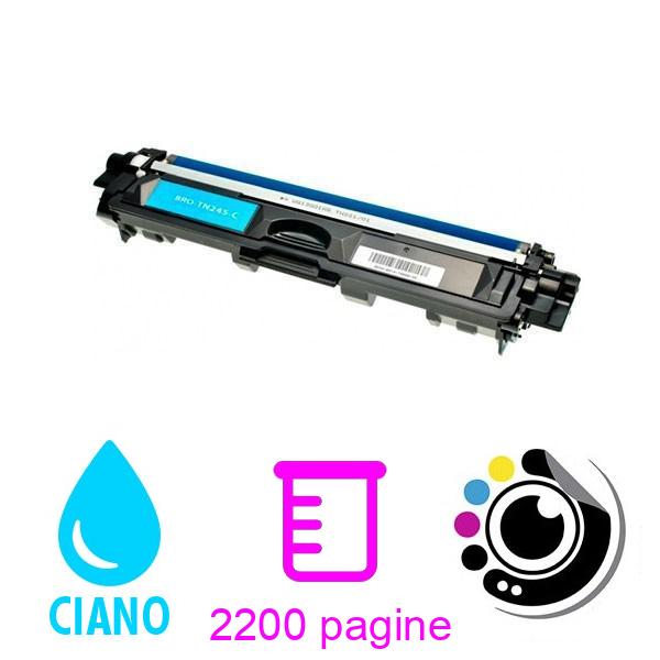 Compatibile Toner Brother TN245 / TN241 Ciano