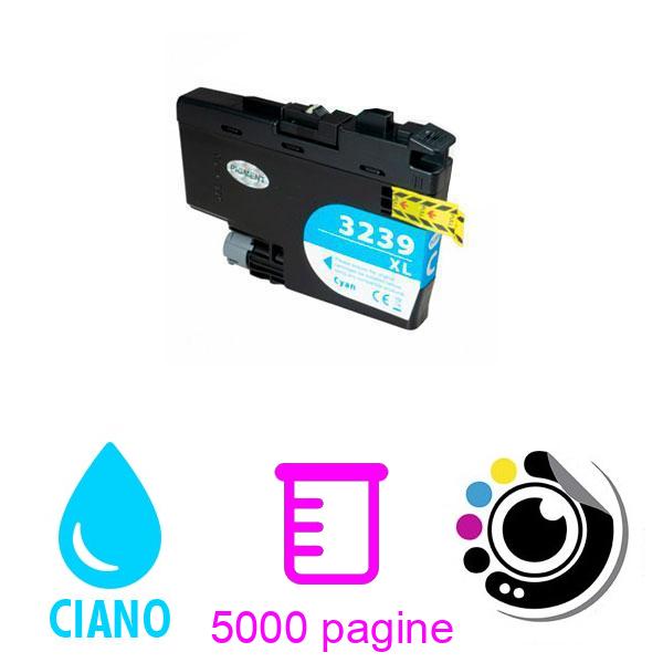 Compatibile Inchiostro Brother LC3239XL Ciano