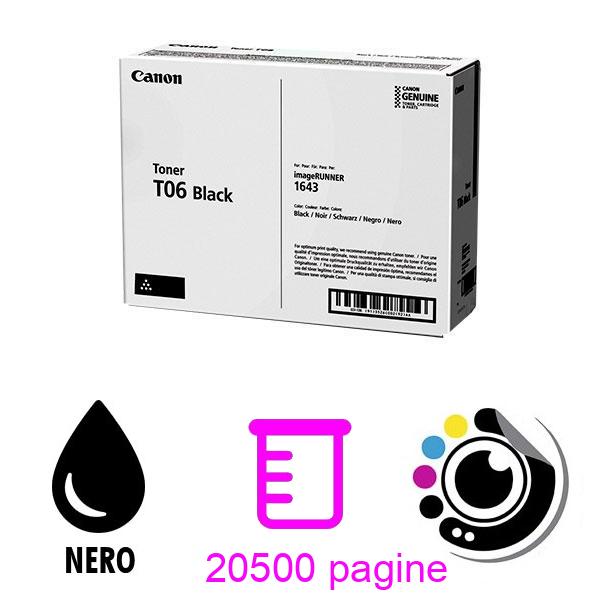 Toner Originale Canon T06 Nero 3526C002