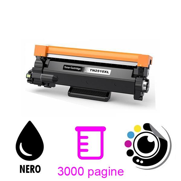 Compatibile Toner Brother TN2510 XL Nero
