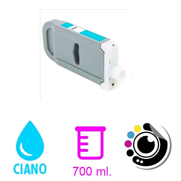 Compatibile Toner Canon PFI701 / PFI301 Ciano Photo 0901B001 / PFI-701C