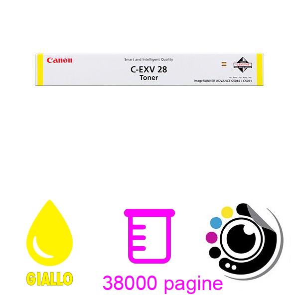 Toner Originale Canon C-EXV28 Giallo 2801B002