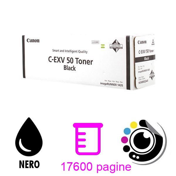 Toner Originale Canon C-EXV50 Nero 9436B002