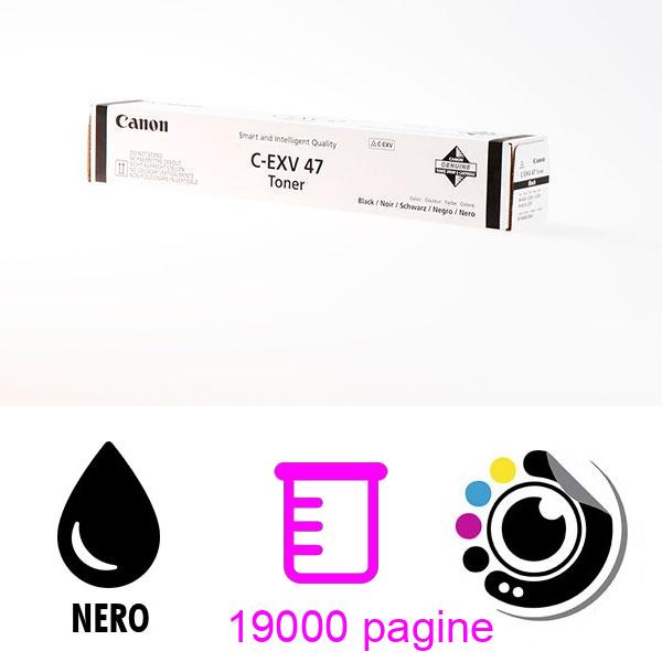 Toner Originale Canon C-EXV47 Nero 8516B002