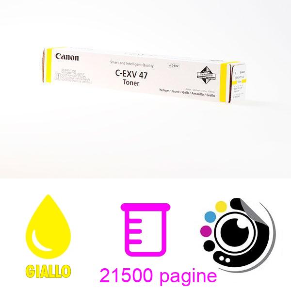 Toner Originale Canon C-EXV47 Giallo 8519B002