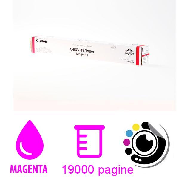 Toner Originale Canon C-EXV49 Magenta 8526B002