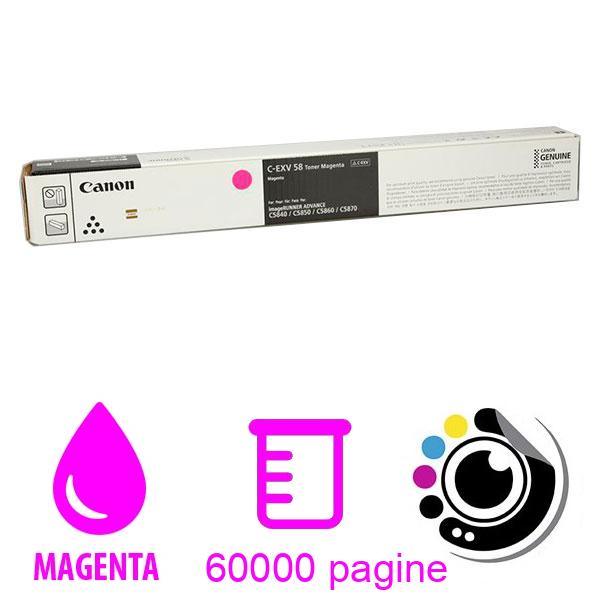 Toner Originale Canon C-EXV58 Magenta