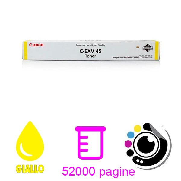 Toner Originale Canon C-EXV45 Giallo 6948B002