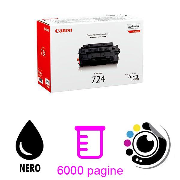 Toner Originale Canon 724 Nero 3481B002