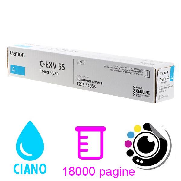 Toner Originale Canon C-EXV 55 Cyan 2183C002