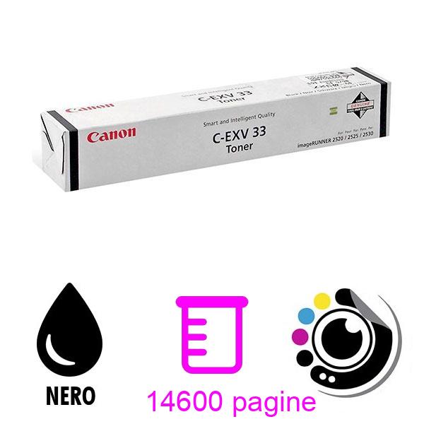 Toner Originale Canon C-EXV33 Nero 2785B002AA