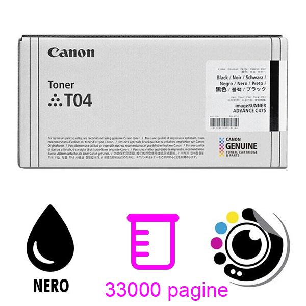Originale Toner Canon T04 Nero 2980C001