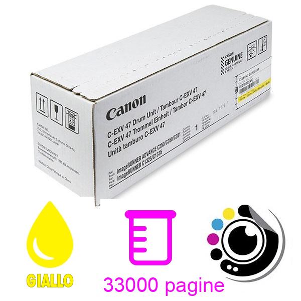 Drum Original Canon C-EXV47 Giallo 8522B002