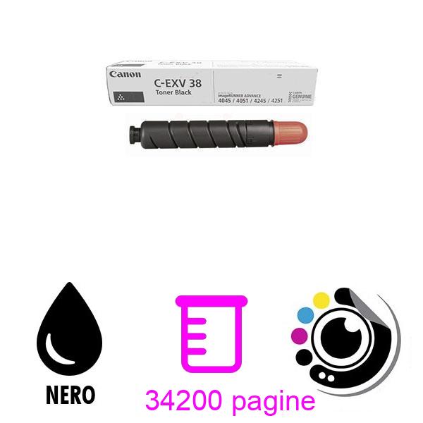 Originale Toner canon CEXV38 Nero