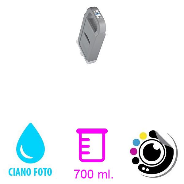 Compatibile Cartuccia Canon PFI-1700 Cyan foto