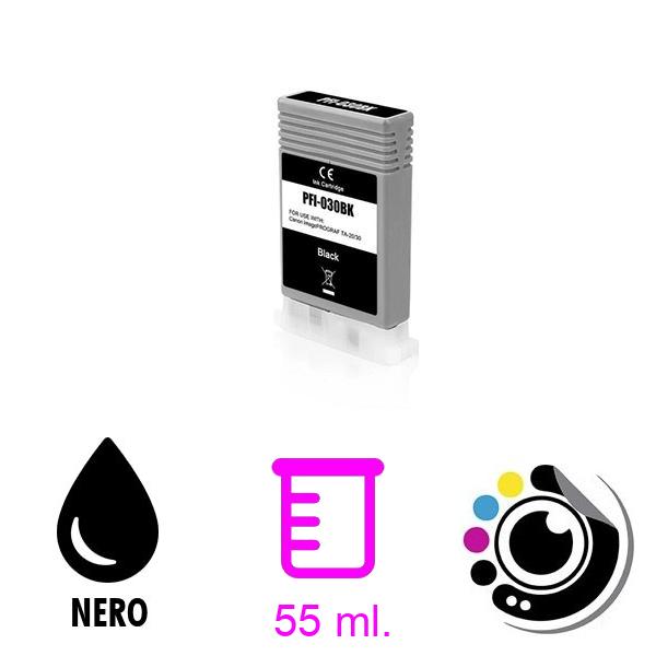 Compatibile Cartuccia Canon PFI030 Nero (55ML)