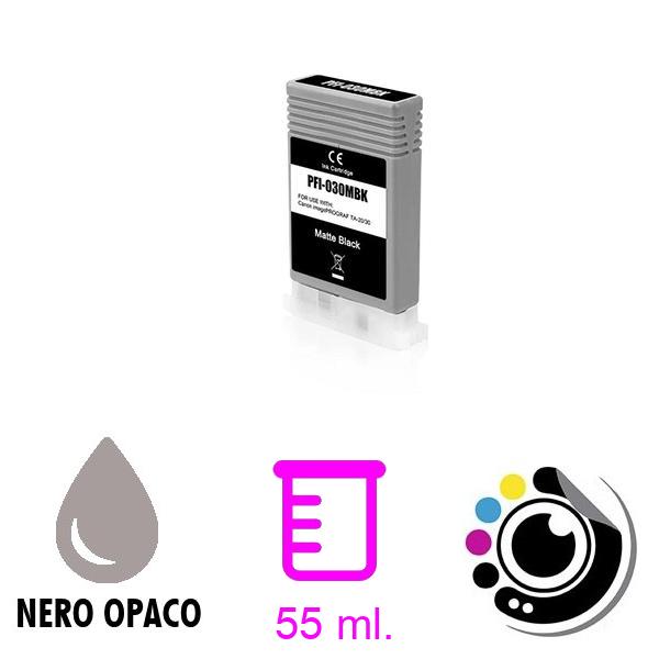 Compatibile Cartuccia Canon PFI030 Nero Mate (55ML)