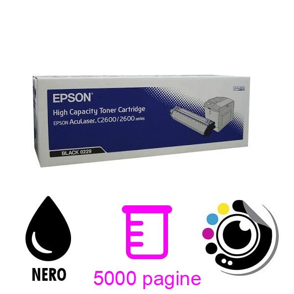 Originale Toner Epson C2600 Nero c13s050229