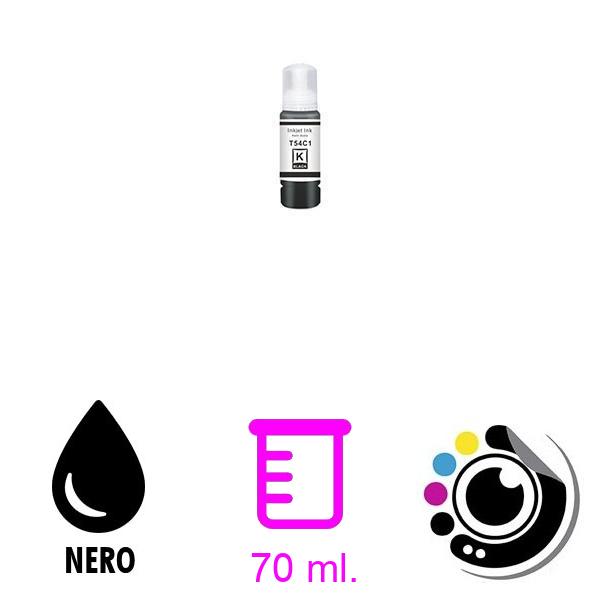 Compatibile Bottiglia de Inchiostro epson t54c Nero
