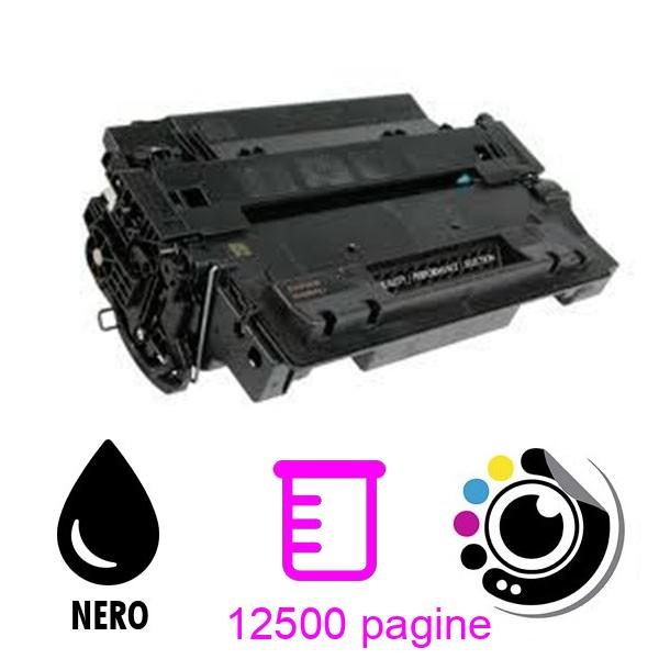 Compatibile Toner HP CE255X / 55X Nero