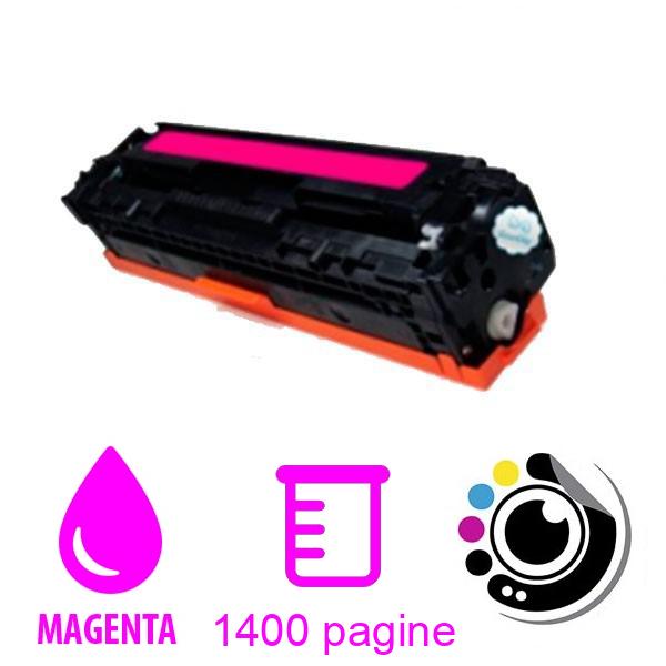 Compatibile HP CB543A/CE323A/CF213X/CF213A Magenta Toner 125A/128A/131X/131A