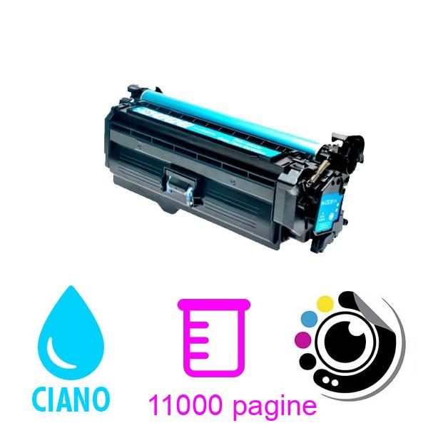 Toner compatibile HP CE261A / 648A Ciano
