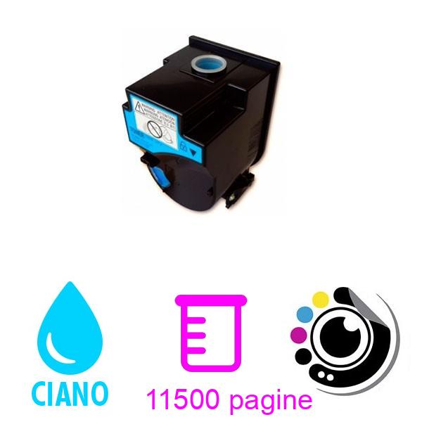 Compatibile Toner Konica Minolta Bizhub C350 / C351 / C450 Ciano 4053-703 / TN310C / TN-310