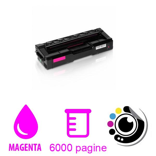 Toner compatibile Ricoh Aficio SP-C231 / SP-C232 / SP-C242 / SP-C310 / SP-C311 / SP-C312 / SP-C320 Magenta 406481