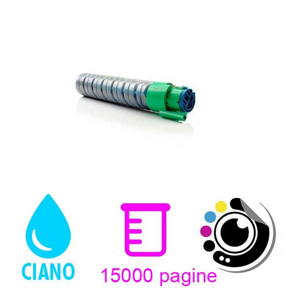 Toner compatibile Ricoh Aficio SP-C410 / SP-C411 / SP-C420 / CL4000 Type 245 Ciano 888315