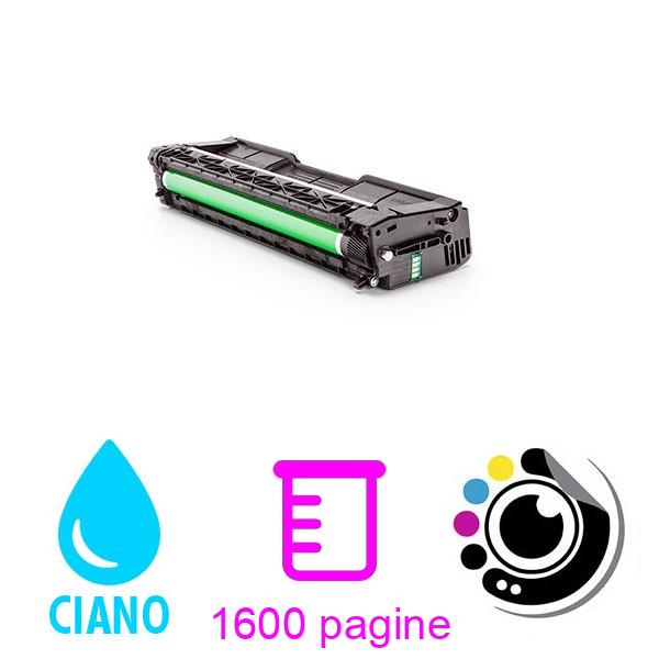 Compatibile Toner Ricoh Aficio SP-C250 / SP-C260 / SP-C261 Ciano 407544