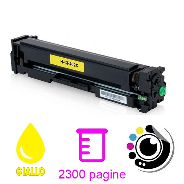 Compatibile Toner HP CF402X / CF402A Giallo 201X / 201A