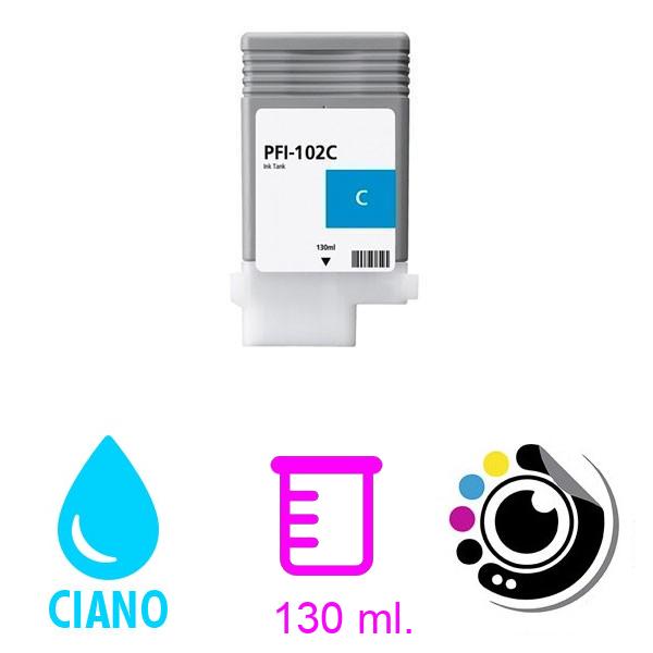 Compatibile Cartuccia Canon PFI-102C Ciano 0896B001