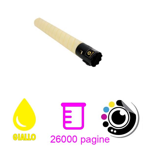 Compatibile Toner Konica Minolta Bizhub C258 / C308 / C368 Giallo A8DA250 / TN-324Y / TN324