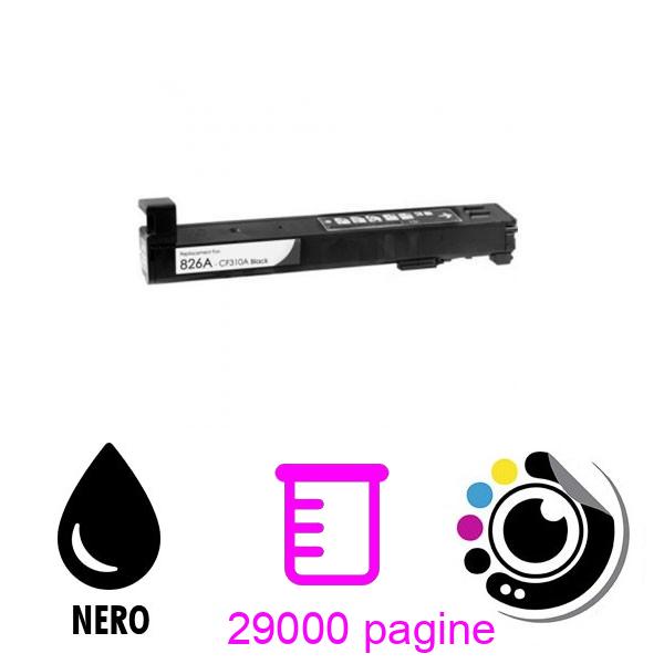 Toner compatibile HP CF310A / 826A Nero M850, M855DN, M855X, M855XH