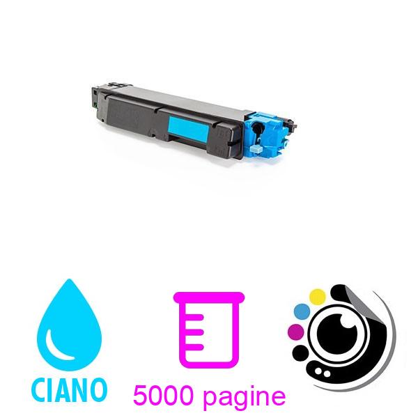 Toner compatibile Kyocera TK5140 Ciano 1T02NRCNL0 TK-5140