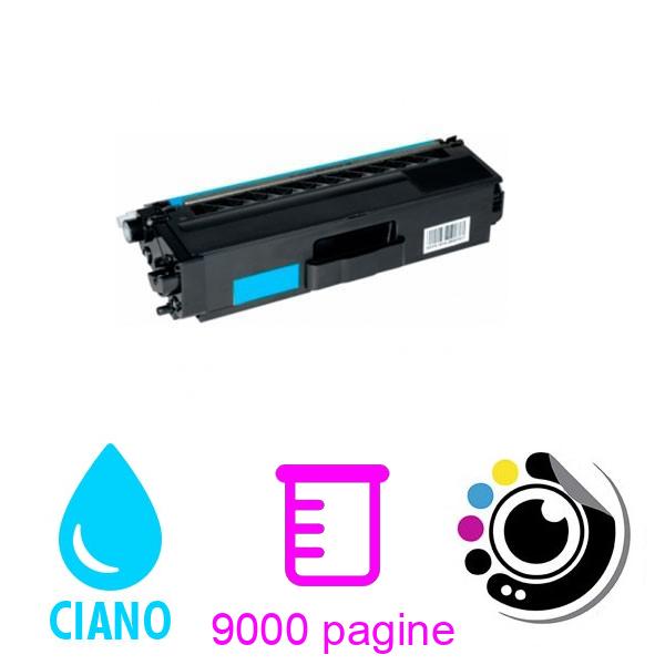 Toner compatibile Brother TN910 Ciano TN-910C