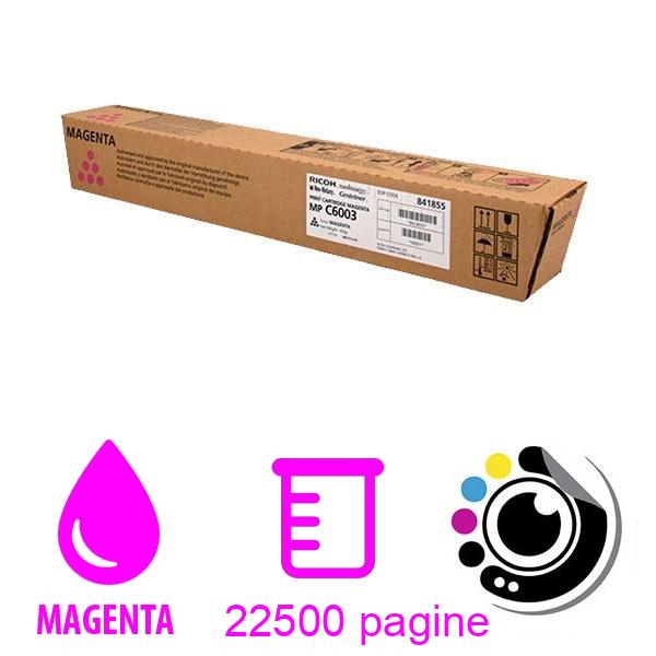 Toner Originale Ricoh MP-C4503 / 5503 / 6003 - 841855 Magenta