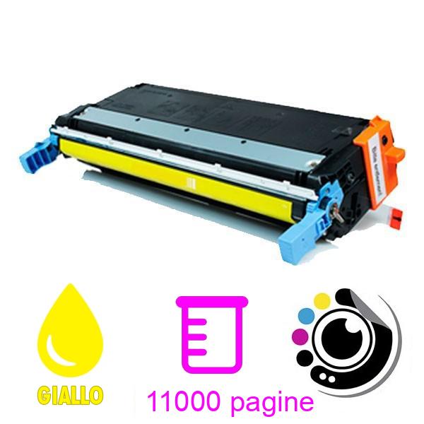 Toner compatibile HP C9732A / 645A Giallo
