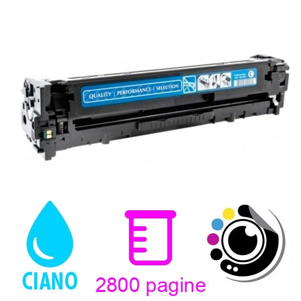 Compatibile Toner HP CC531A / CE411A / CF381A Ciano /Canon 718