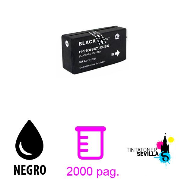 Compatibile Cartuccia HP 963XL Nero 3JA30AE / 3JA26AE