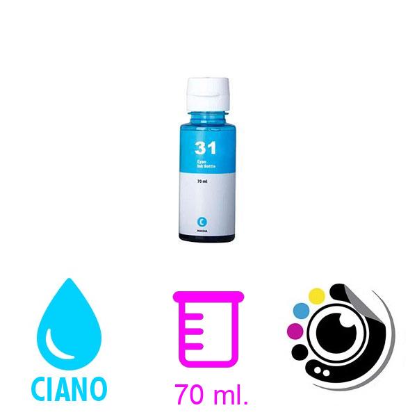 Compatibile Inchiostro HP 31XL Ciano 1VU26AE