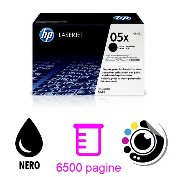 Toner Originale HP CE505XC Nero scatola difettosa