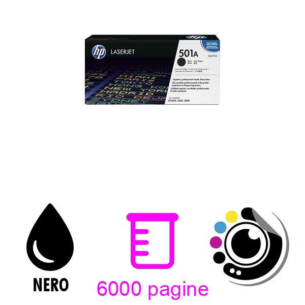 Originale Toner HP Q6470 AC Nero