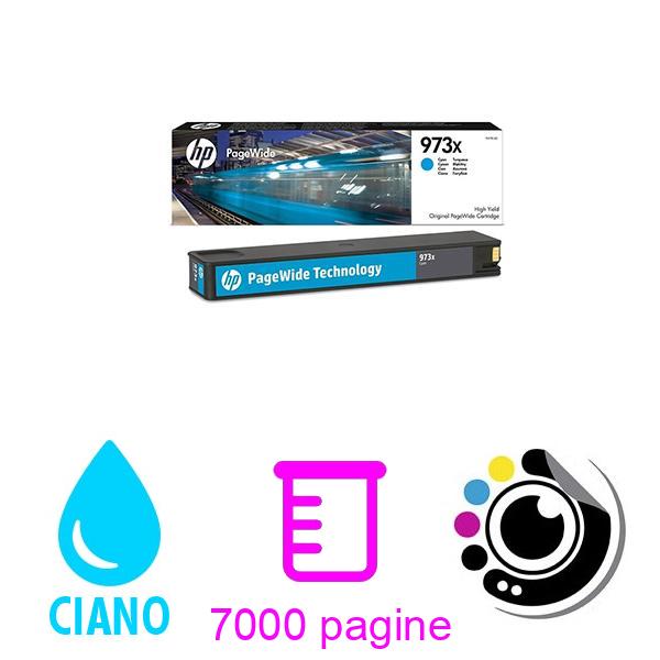 Originale Cartuccia HP 973XL Ciano F6T81AE