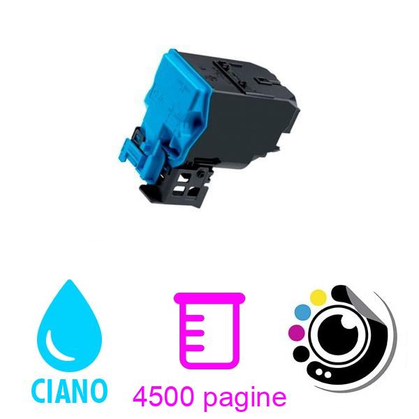 Toner compatibile Konica Minolta Bizhub C25 Ciano A0X5453 / TNP-27C / TNP27