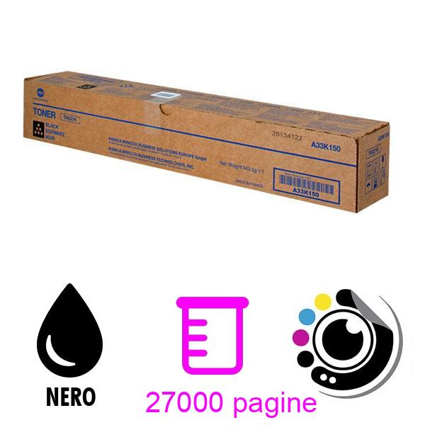 Toner Originale TN-321 Konica Minolta C224 / C284 / C364 Nero A33K150
