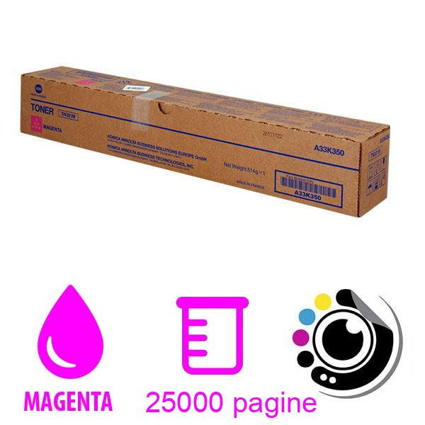 Toner Originale Konica TN321C / TN-321 Magenta A33K350
