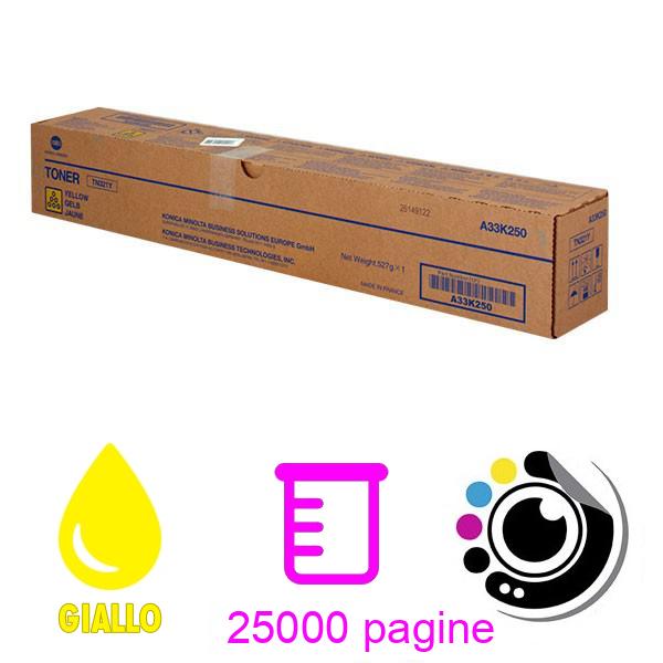 Toner Originale Konica TN321Y / TN-321 Giallo A33K250