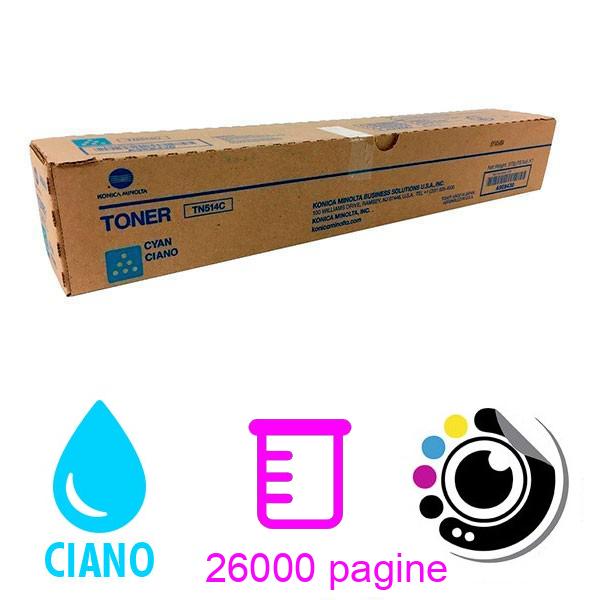 Toner Originale Konica Minolta TN-514 C (A9E8450)